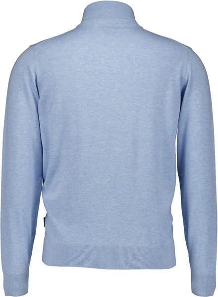 Bugatti - Trui Lichtblauw Bugatti Herren Pullover 1/1 Arm Lichtblauw 7500-15510e