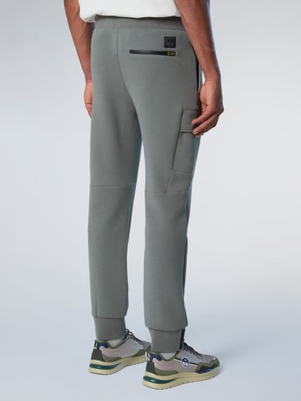 North Sails Joggingbroek Piqué Scuba Stof met Cargo Style