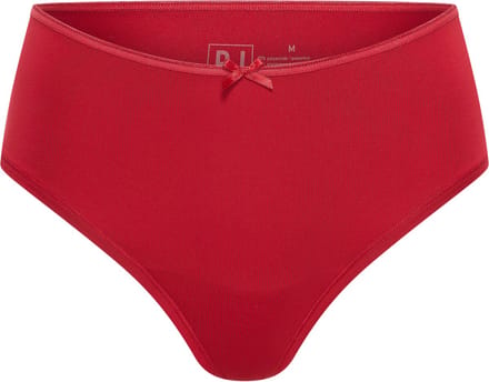 RJ Pure Color Dames Maxi String Donkerrood M