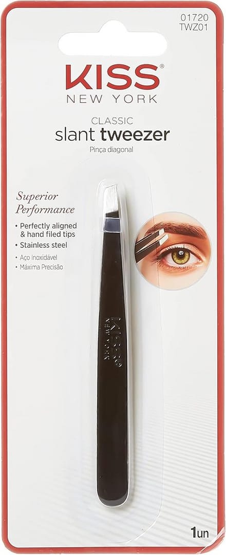 Kiss Deluxe pincet - schuine punt (TWZ01)