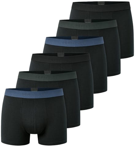 Schiesser Heren retro short / pant 6 pack 95/5 Cotton