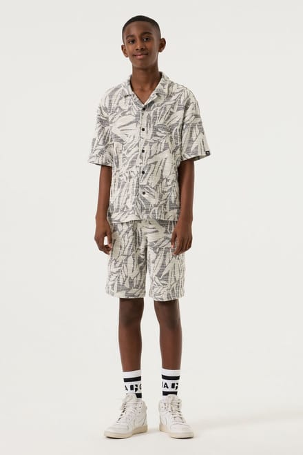 GARCIA Jongens Print Shorts Grijs