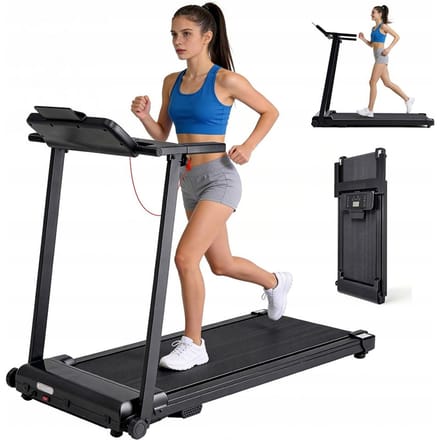 Opvouwbare loopband Home Elektrisch X2NC met app KT-S3 12 km/u GROOT DISPLAY STIL 120 kg 3,5°