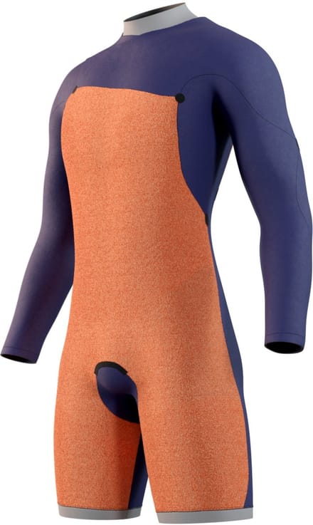 2025 Mystic Heren Star 3/2mm Longarm Borst Ritssluiting Shorty Wetsuit