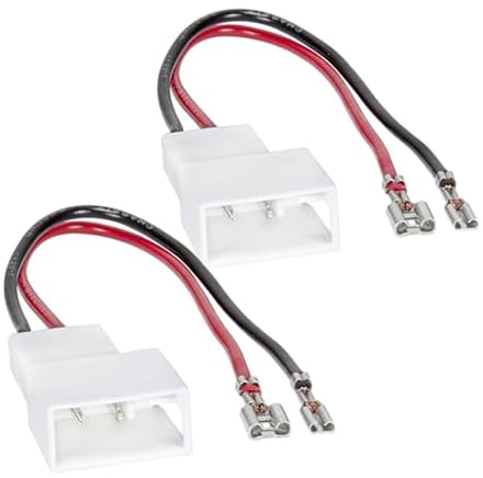 Luidsprekeradapter set van 2 naar DIN voor diverse voertuigen