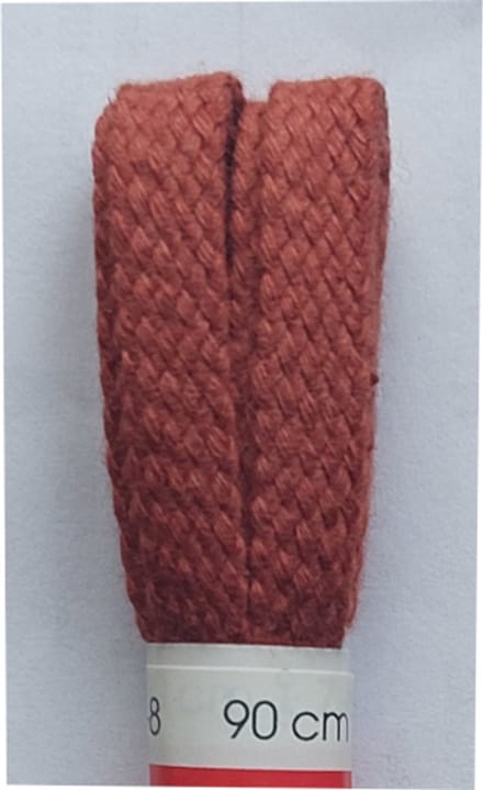 Ronilux Veter - Terracotta Bruin - Plat - Lengte 90 cm - Breedte 7 mm - Schoenveter