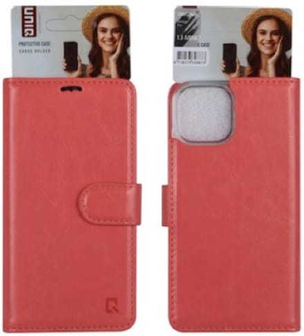 Top bookcase voor iPhone 13 pro pink.