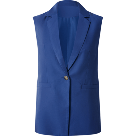 ESMARA Mouwloze dames blazer (Blauw, 38)