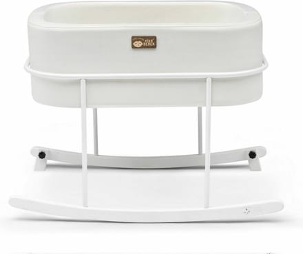 Asir Wieg - Wit - 90 x 70 x 58 cm - Inclusief matras