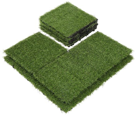 Gras Klik Tegels 30x30 cm 9m² - Terrastegels Balkontegels met Weerbestendigheid