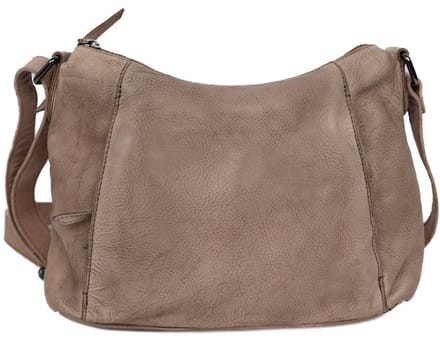 Bear Design Stella Leren Schoudertas - Taupe