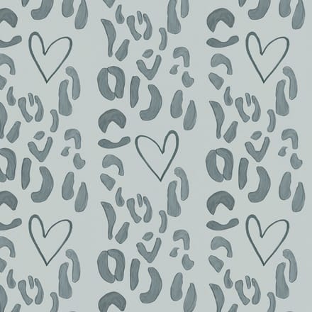 Behang Leopard Lover blauw