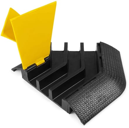Kabelgoot - Power Dynamics CB3C - Professionele kabelbrug / kabelbeschermer hoekstuk 45º - 30 ton