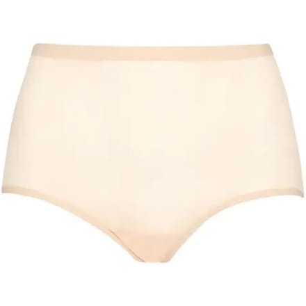 Bye Bra Vormgevende Tule Middelhoge Taille Slip Beige L