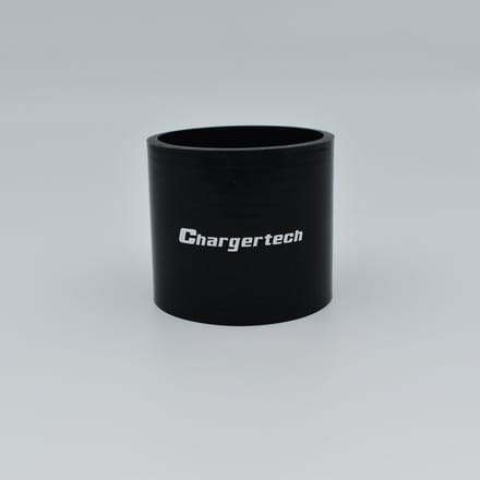 Rechte koppelstukken silicone - Zwart, 38mm