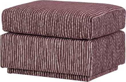 WOOOD Lou Hocker Dessin - Geweven Stof - Bordeauxrood - 40x60x50