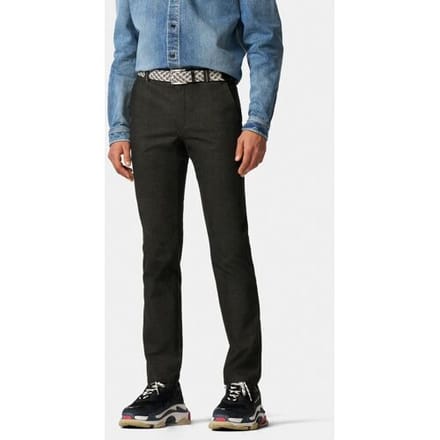 Meyer Broek Bonn Active Jersey Look Flat-Front Chino Antraciet / male