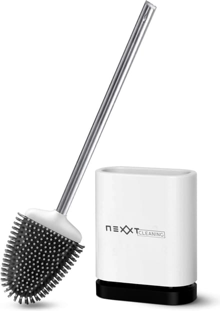 Nexxt Toiletborstel Set Zonder Haren - 42 x 11 x 6 cm - Wit