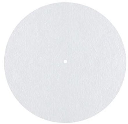 Antistatische Platenplaat Pad voor Platenspelers - 30 cm Diameter, Wit