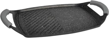 Cheffinger Pan set "grill pan grill plate BBQ induction cast aluminum coated CF-GP47«