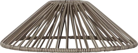 Star Trading lampenkap Vide, rotan, beige, E27, buiten, ? 25 cm