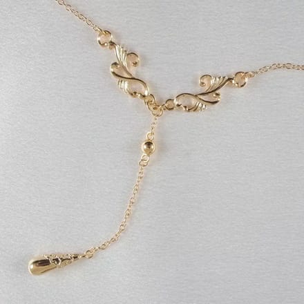 Sylvie Monthulé | Gouden Bodychain Sieraad | Emotion Drop Maat M