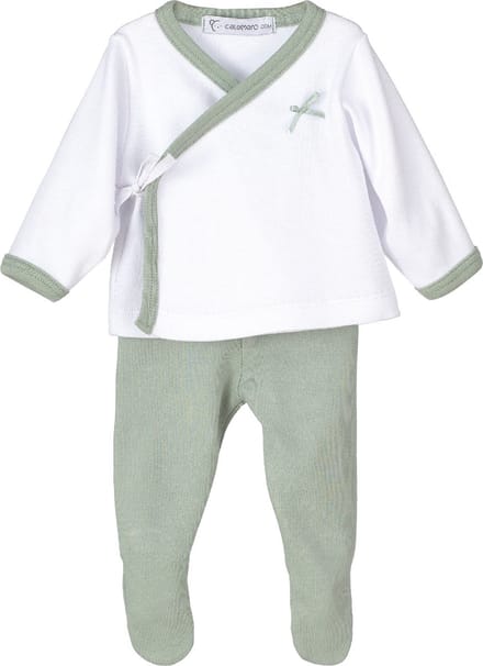 Calamaro - baby unisex - setje Odense - mintgroen - maat 56/62