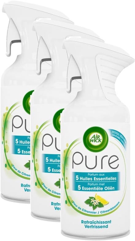 Air Wick Aerosol Pure Verfrissing Luchtverfrisser - 3x250ml
