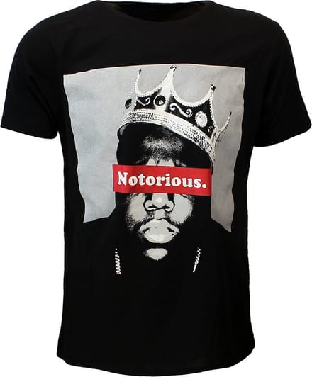 Biggie Smalls aka Notorious BIG T-Shirt - Officiële Merchandise - L