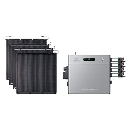 Zendure SolarFlow 2400 Pro - SolarFlow 2400 Pro (2.4 kWh) / Zonder batterij / 4*230W Flexible Solar Panel (920Wp)