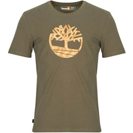 Timberland  T-shirt Korte Mouw KENNEBEC RIVER CAMO TREE LOGO