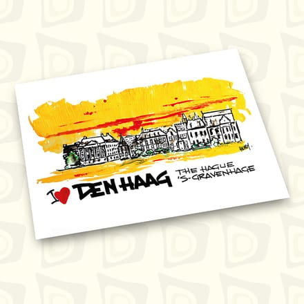 DE HAAG, UNIEKE ANSICHTKAART, 24 STUKS