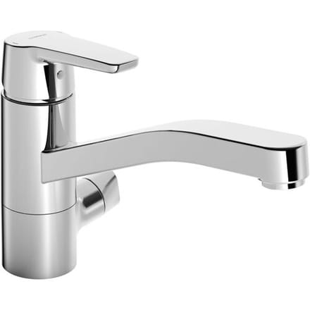 Hansapolo sink single-lever single-hole mixer DN15 with appliance shut-off valve 52662293