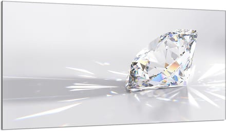 TMK ArtDeko - Series Diament - Staartbescherming - Glasplaat - 90x52 cm