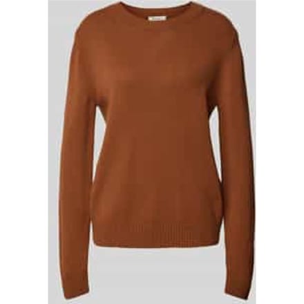 Gebreide pullover met ribboorden