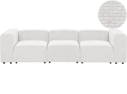 FALSTERBO - Modulaire driezitsbank - Gebroken wit - Corduroy