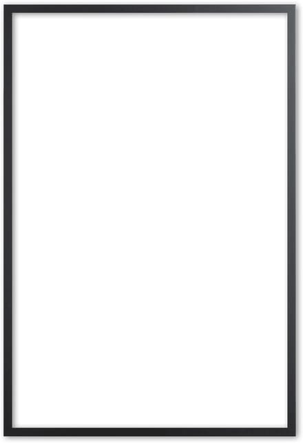 Moderne Lijst 60x60 cm Zwart - Emilia