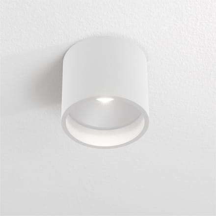 Artdelight - Plafondlamp Orleans Ø 11 cm H 10 cm wit