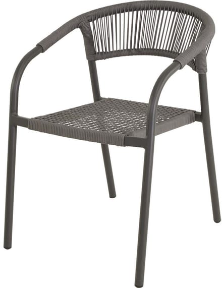 Lesli Living - Bistrostoel Nagano - Grijs - 56x63x78cm