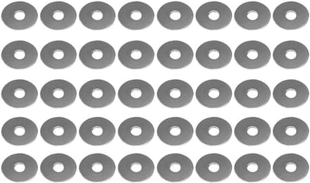 40pcs M6 x 25mm Washers Stainless Steel with Large Outer Diameter Metal Discs for Screws, Nuts and Threaded Rod, Flat - ShopVlot
