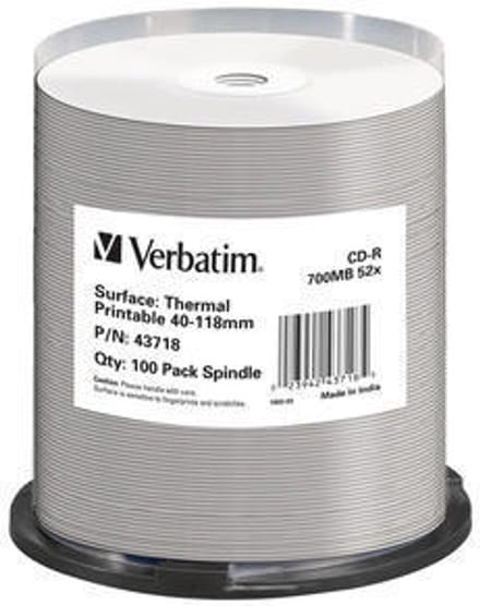 Verbatim CD-R AZO 700MB 52X SP THERMAL SURFACE - Rohling