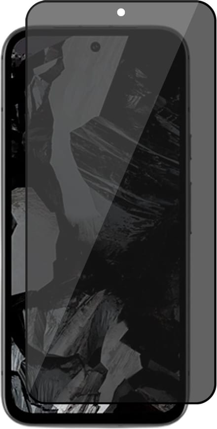 Privacy Screenprotector geschikt voor Google Pixel 8a - Volledig Dekkend Glas Screen Protector