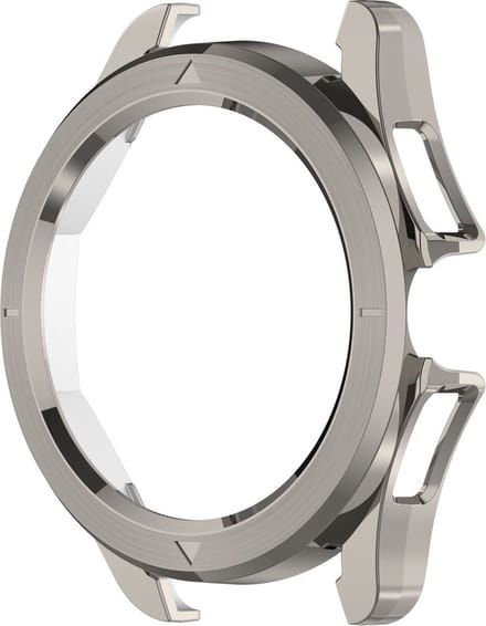 Watch case screenprotector - hoesje - geschikt voor Xiaomi Watch S4 - staalgrijs