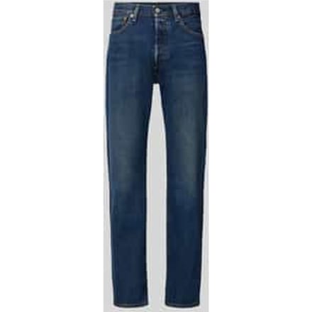 tapered fit jeans van mix van katoen en lyocell model '502® TAPER'
