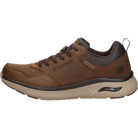 Skechers Skechers Arch Fit Crosser Sneakers bruin Leer