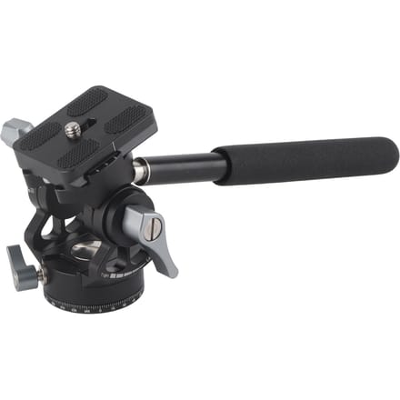 DT 03S SLR Camera Handgreep Hydraulische Statiefkop Aluminiumlegering Waterpas Videokop Draagbare Demping black