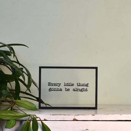 Houten lijstje – Floating Frames – Bob Marley