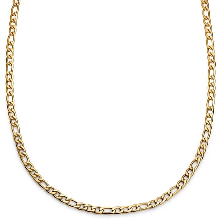 Essentials | 6 mm Goudkleurige Ketting met Figaro Schakels