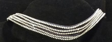 halsband met strass strengen