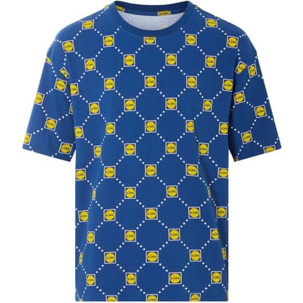 Lidl heren T-shirt (Blauw, S (44-46))